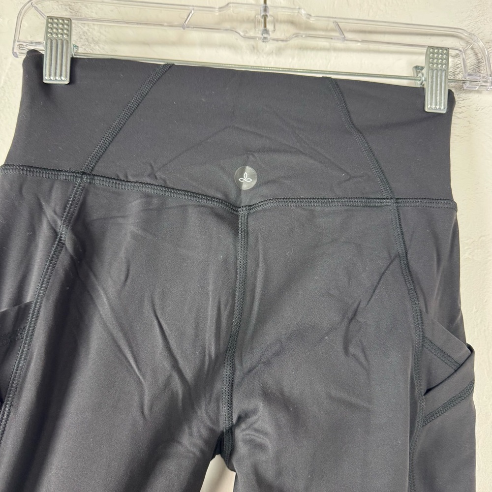 Prana Leggings Electa‎ ll Solid Black Workout Ath… - image 5
